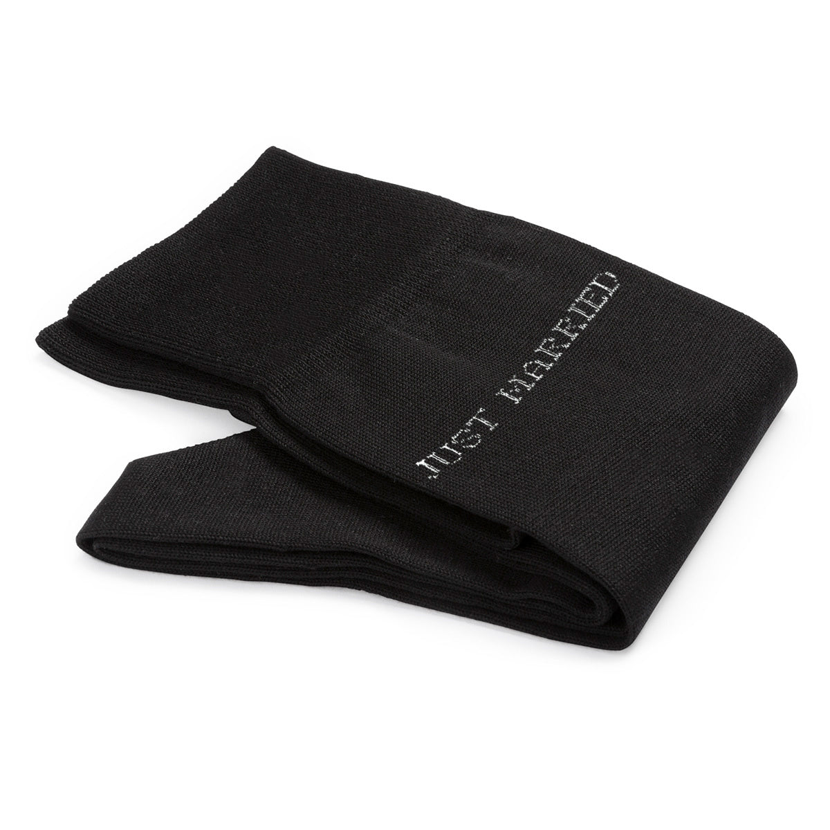 Baumwoll-Herrensocken Just Married | Schwarz