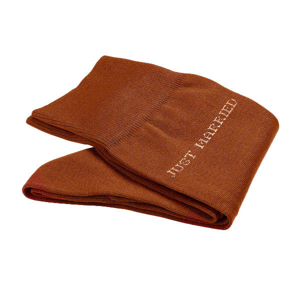 Katoenen herensokken Just Married | Cognac