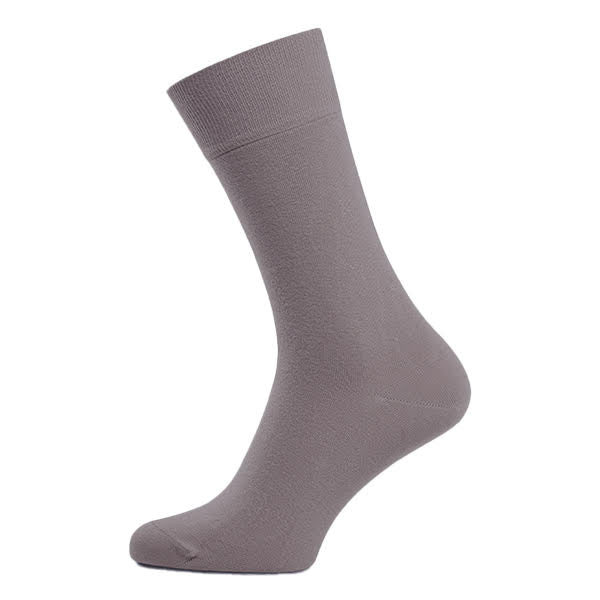 Baumwoll-Herrensocken – Basic | Grau