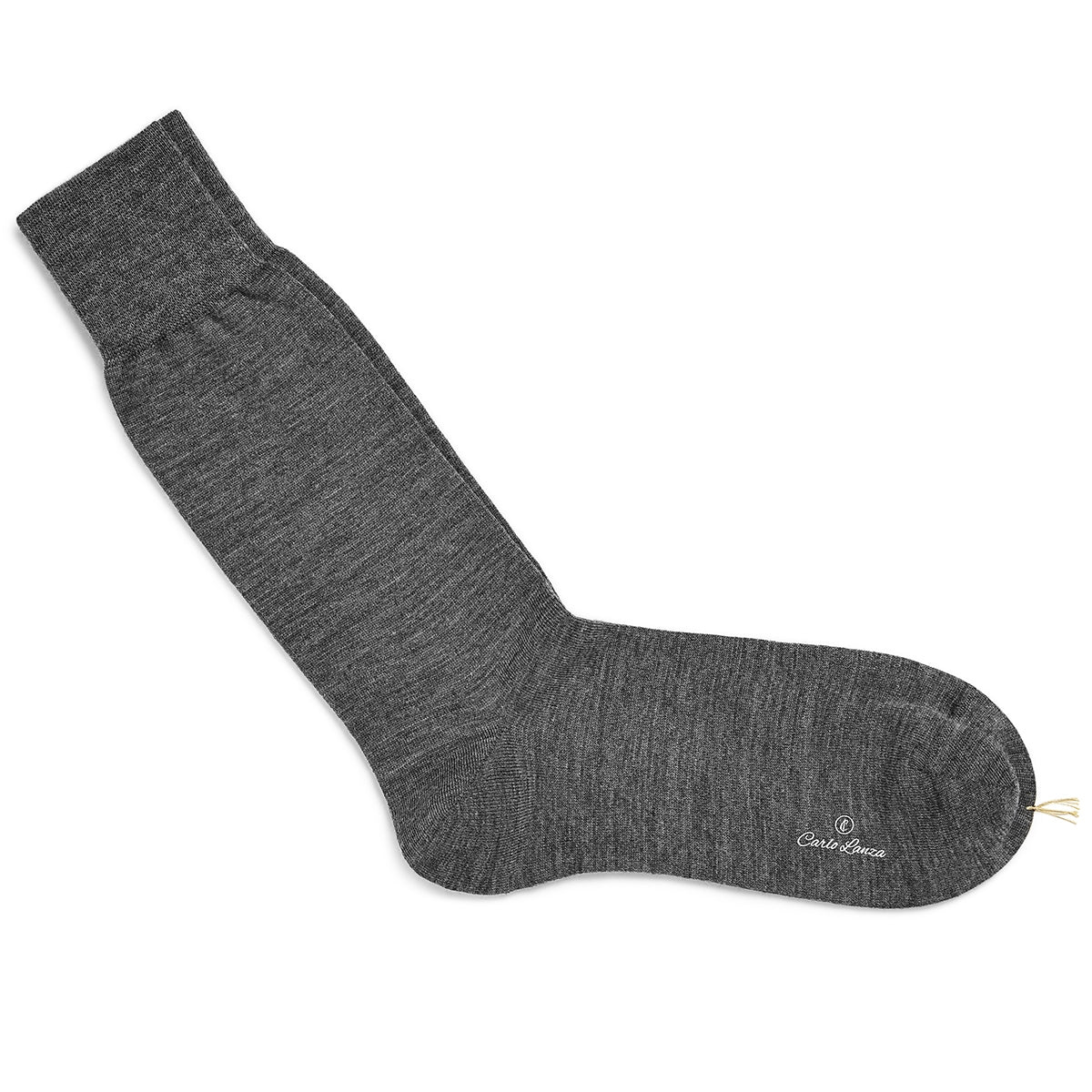 Herrensocken aus Merinowolle – Notte | Hellgrau
