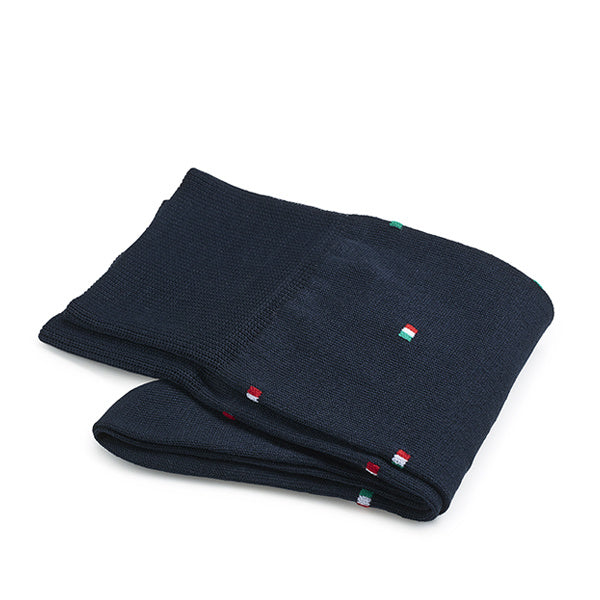 Herrensocken aus Baumwolle – Intrecci | Dunkelblau