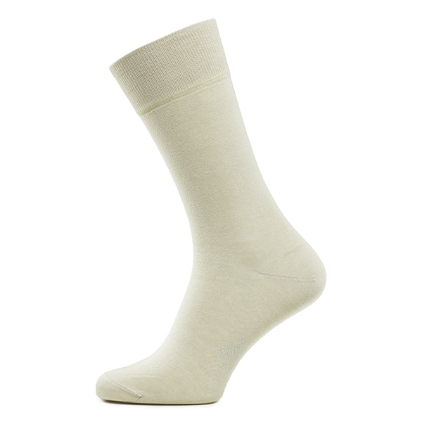 Katoenen herensokken Classico | Beige