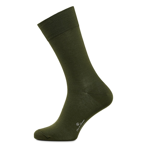 Baumwollsocken für Herren – Bosco | Olive