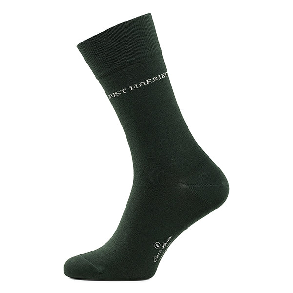 Cotton men's socks – Just Married | Bottlegreen