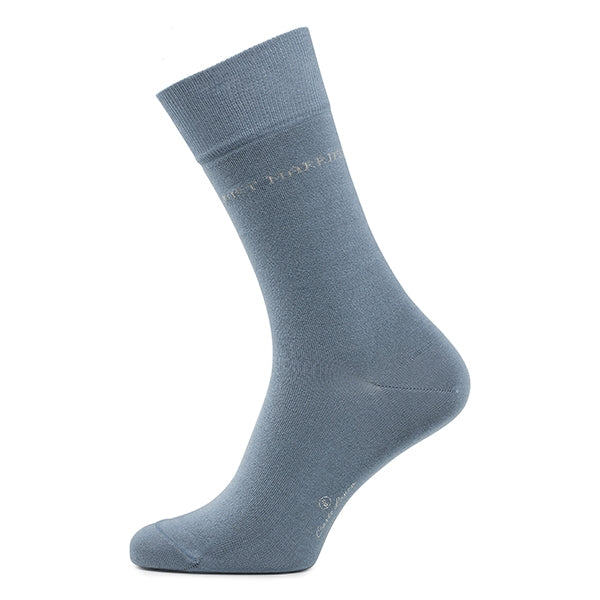Chaussettes homme en coton – Just Married | Blue Grey