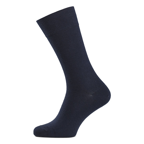 Baumwoll-Herrensocken – Basic | Marine