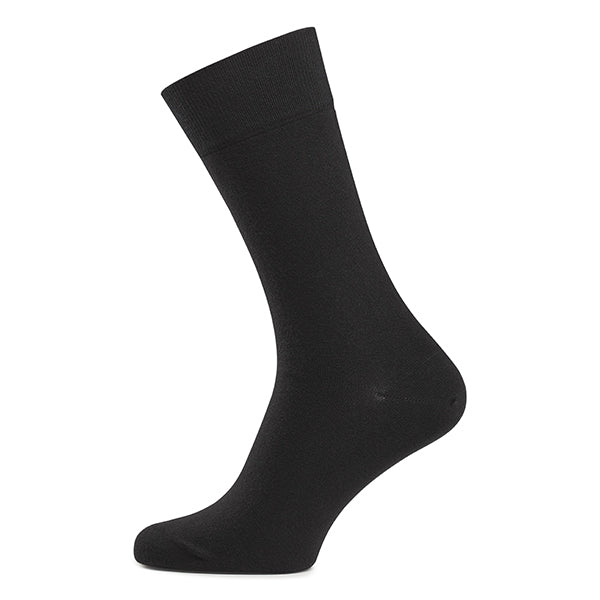 Baumwoll-Herrensocken – Basic | Schwarz