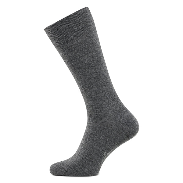 Herrensocken aus Merinowolle – Notte | Hellgrau