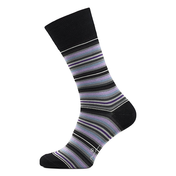 Cotton men's socks – Strisce d'Arte | Pink