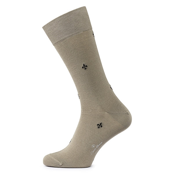Herrensocken aus Baumwolle – Intrecci | Taupe