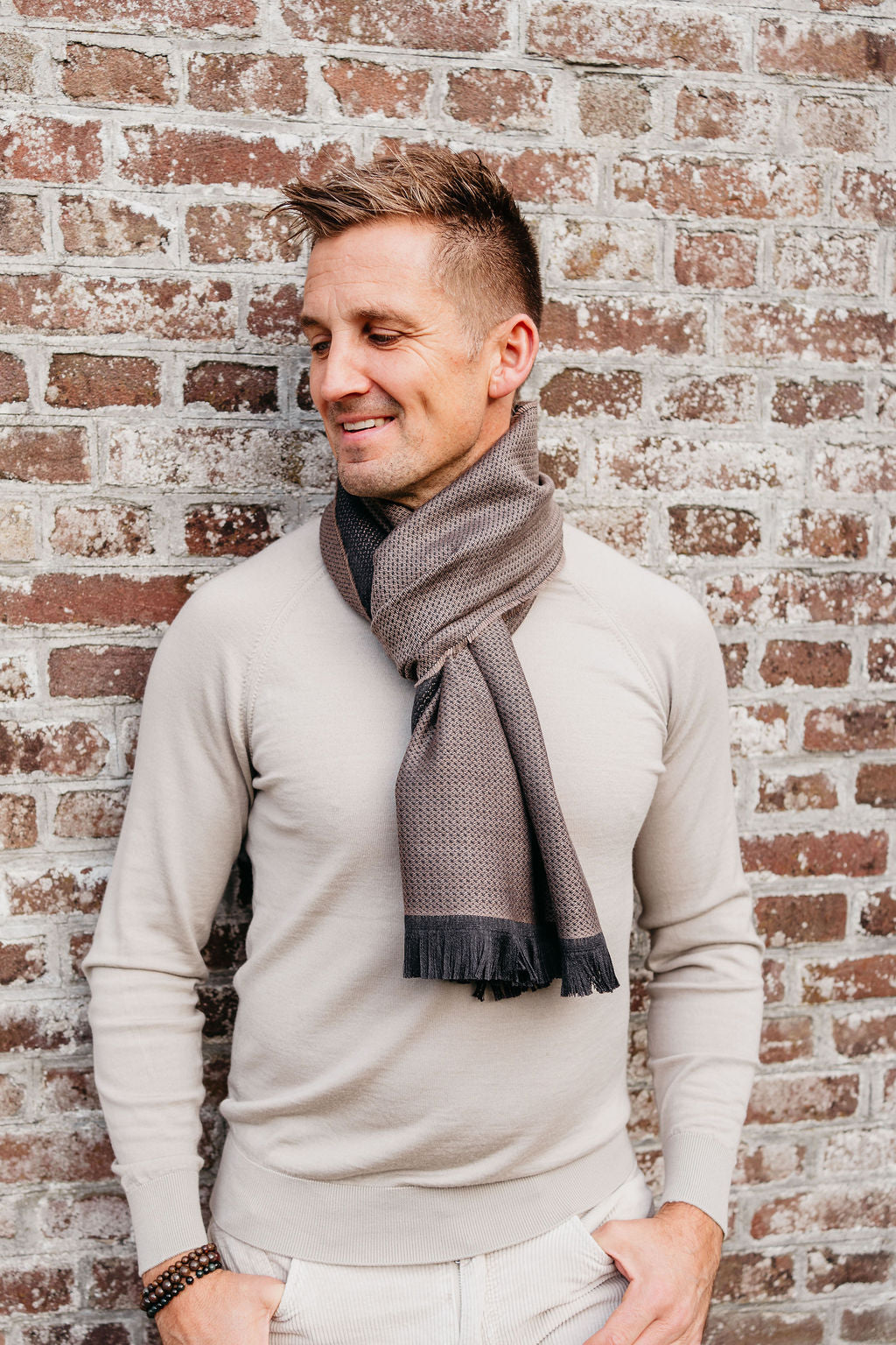 Sjaal Damasco | Kaki