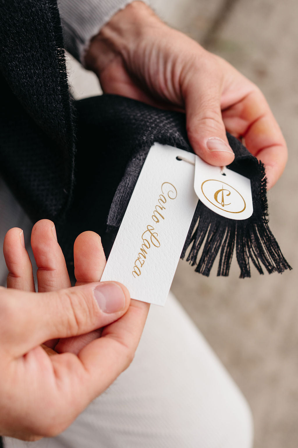 Sjaal Damasco | Black