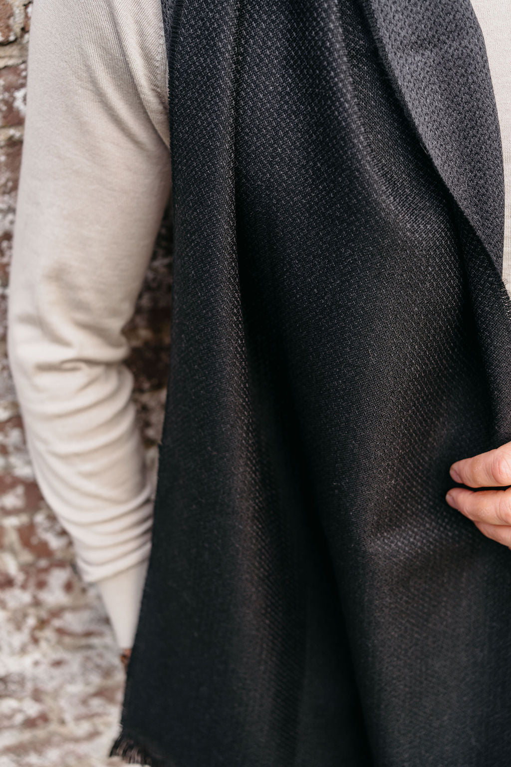 Sjaal Damasco | Black