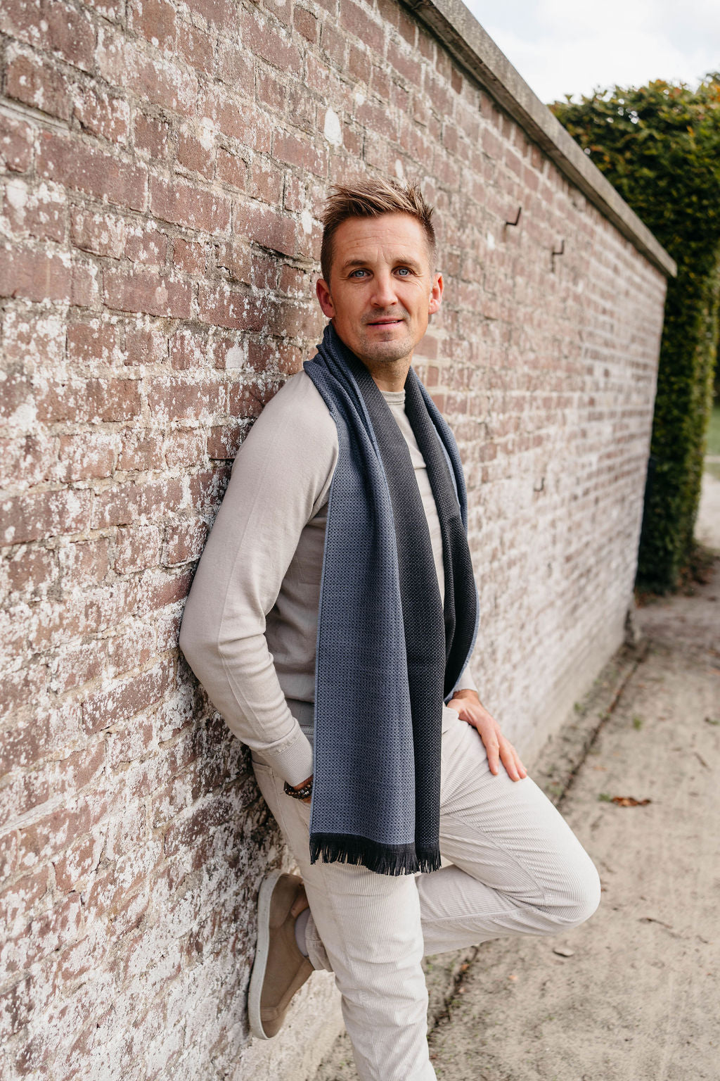 Sjaal Damasco | Lightblue