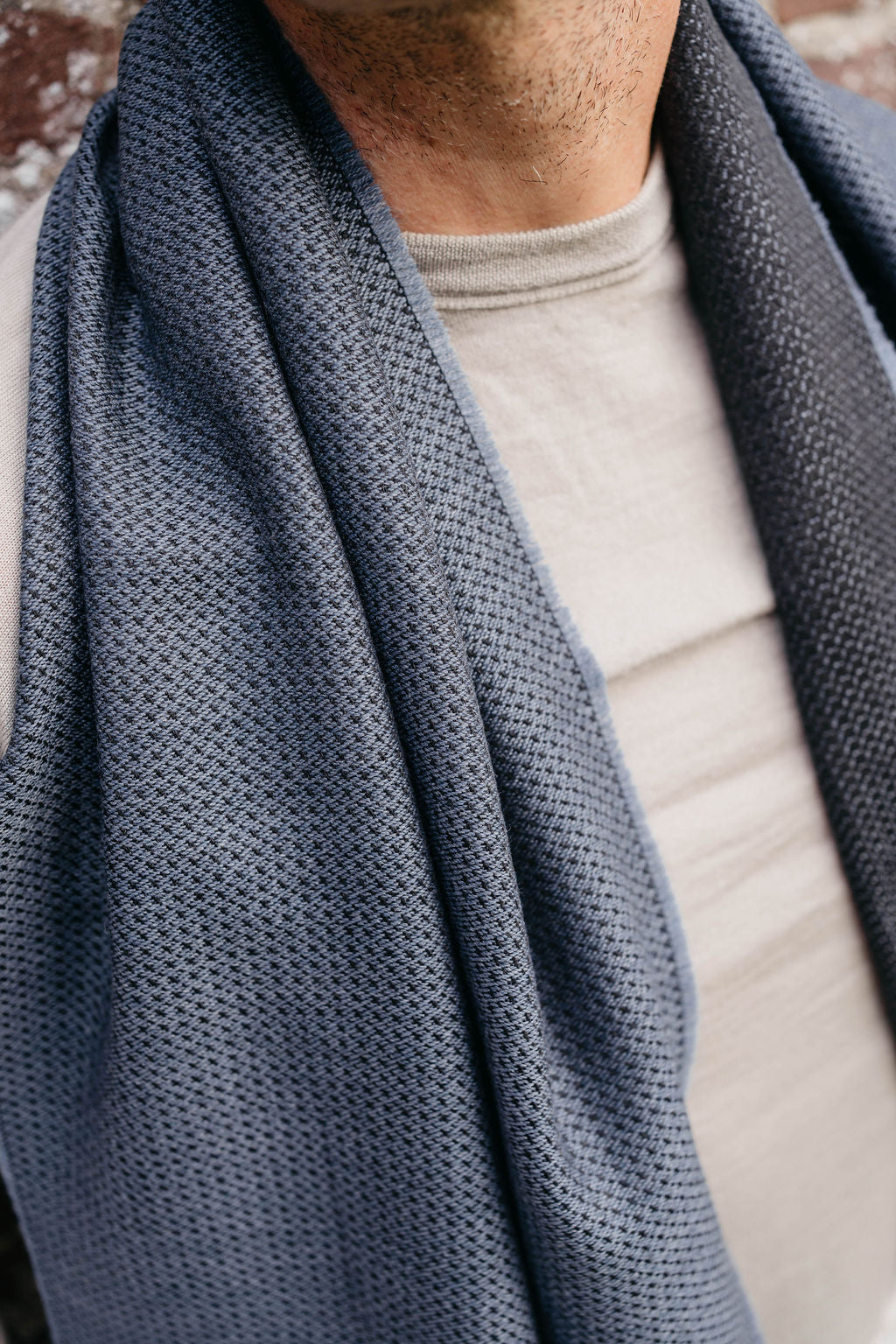 Sjaal Damasco | Lightblue