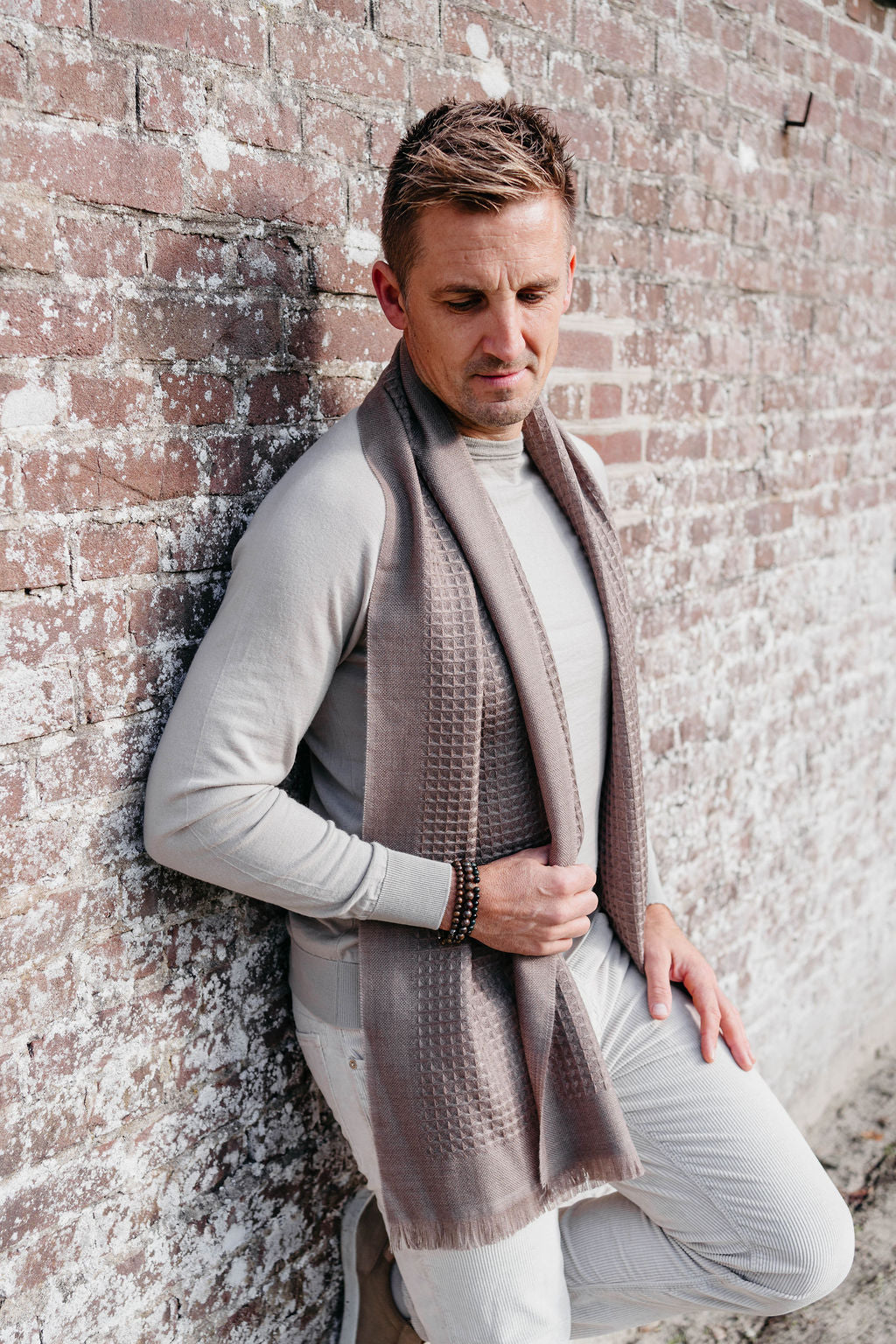 Sjaal Giuseppe | Kaki