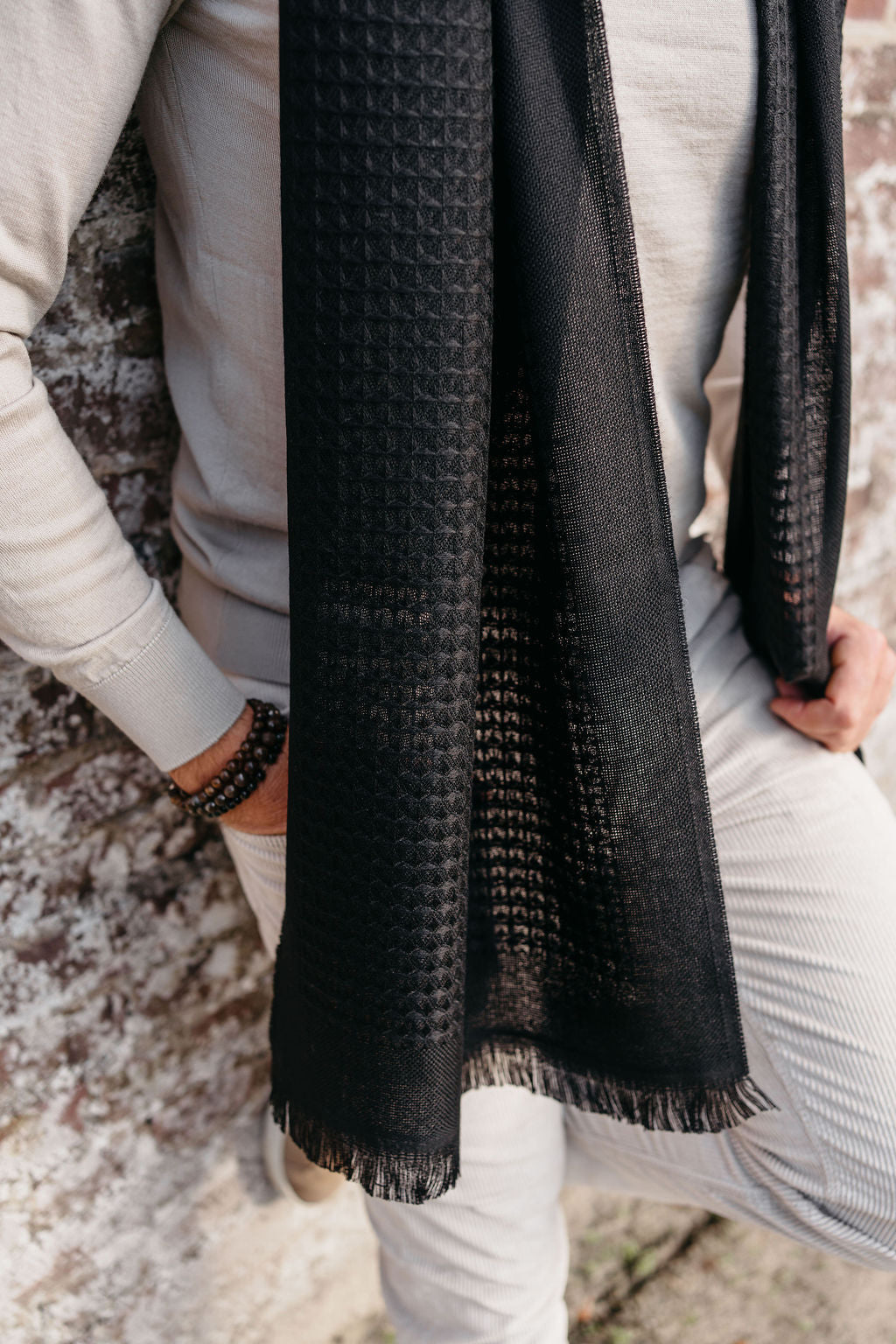 Sjaal Giuseppe | Black