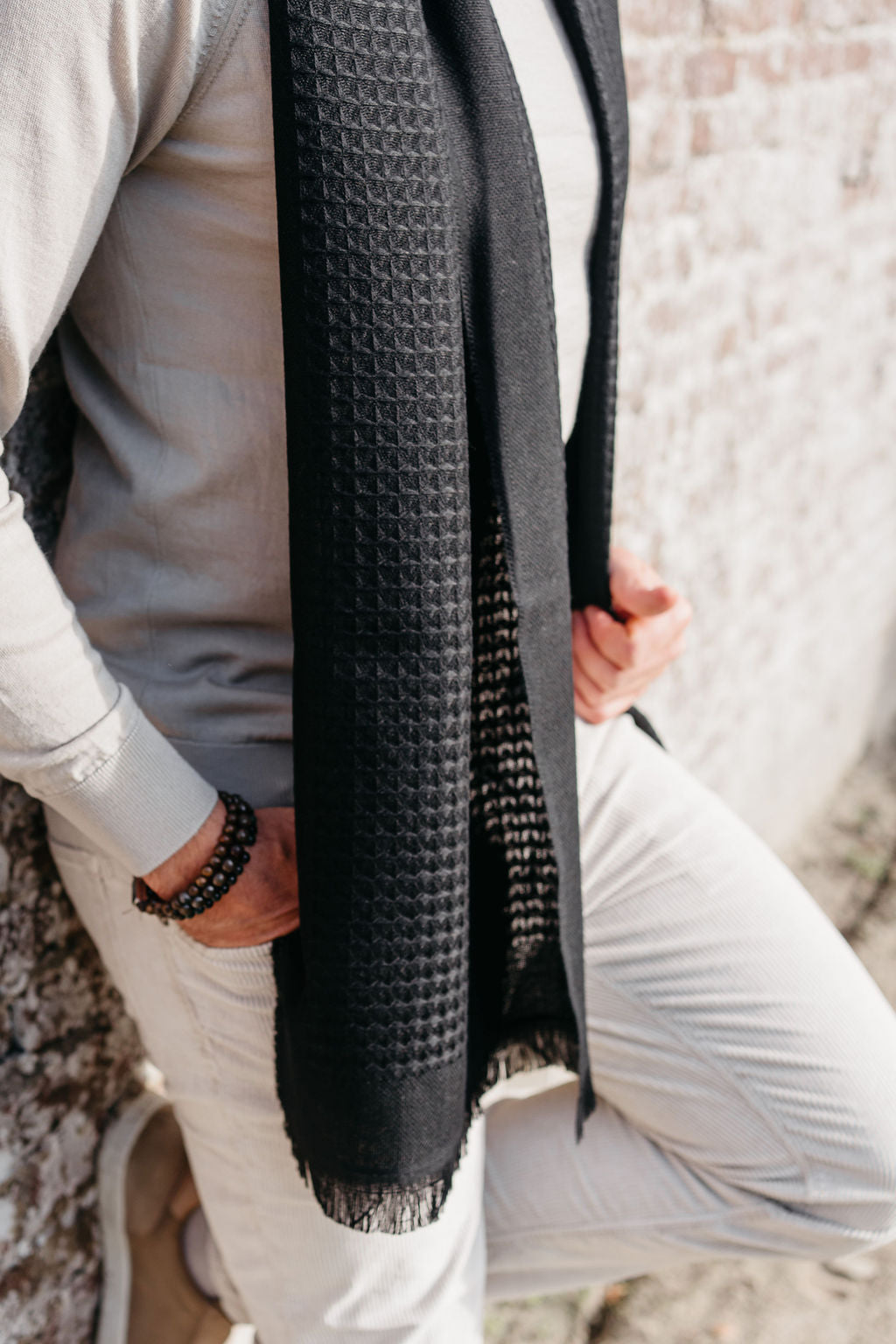 Sjaal Giuseppe | Black