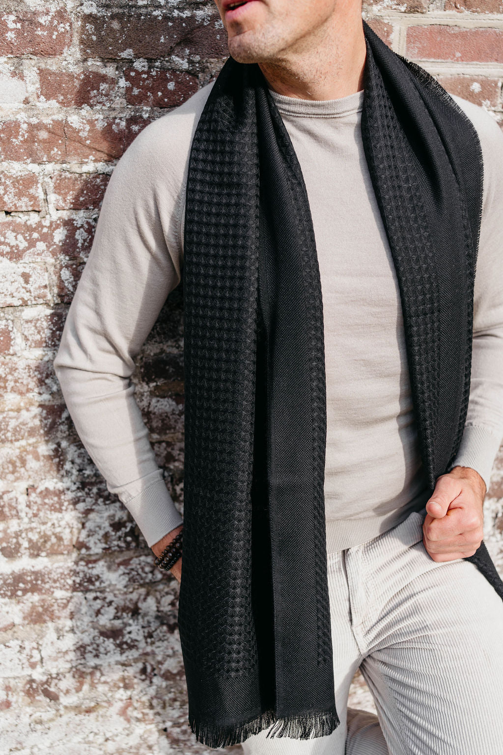 Sjaal Giuseppe | Black