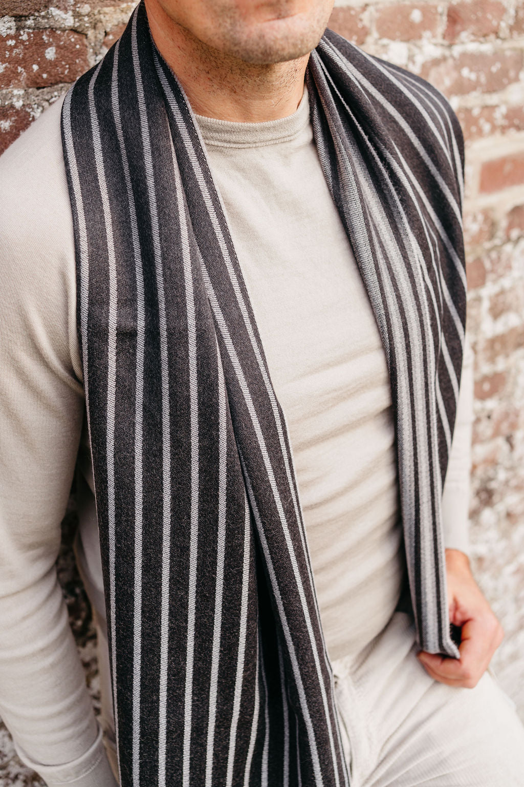 Sjaal Pinzolo | Grey