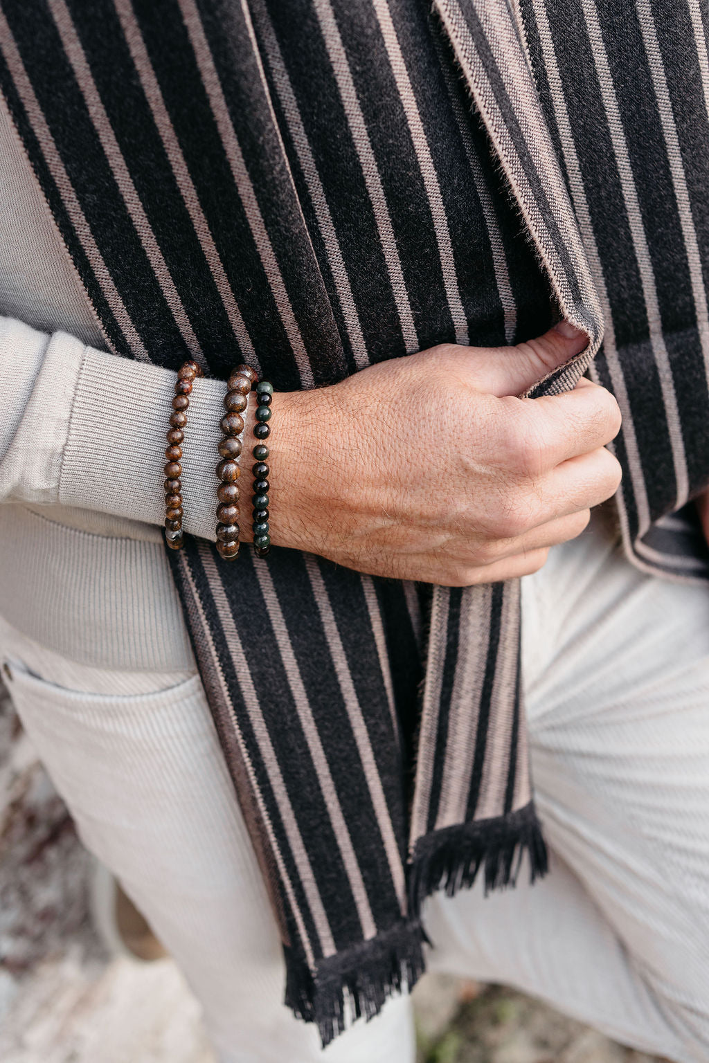 Sjaal Pinzolo | Kaki