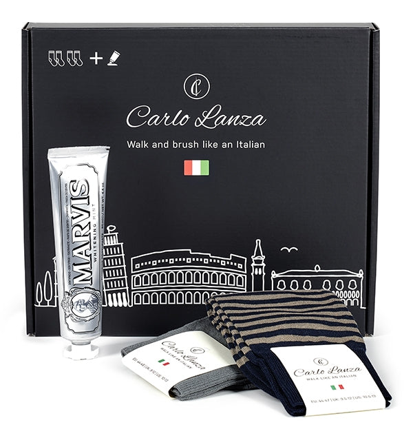 Geschenkdoos Sokken & Tandpasta | Multicolor