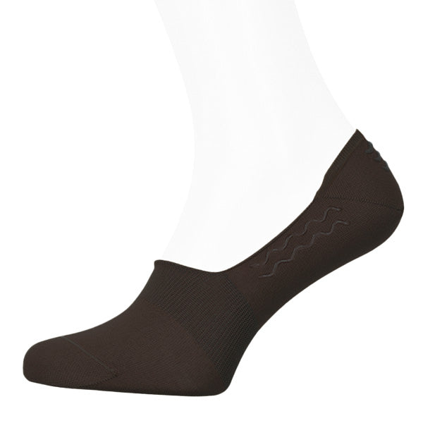 Baumwoll-Herrensocken – Unsichtbar | Braun
