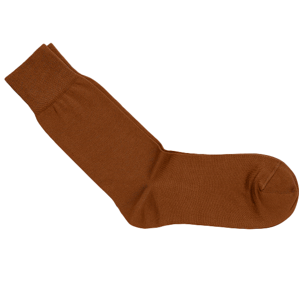 Cotton men's socks Classico | Cognac / 422