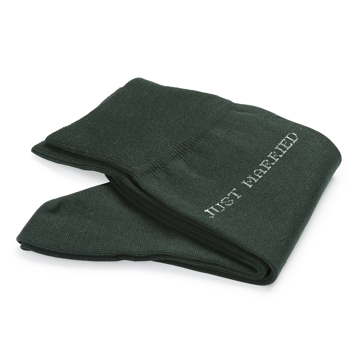Baumwoll-Herrensocken Just Married | Dunkelgrün