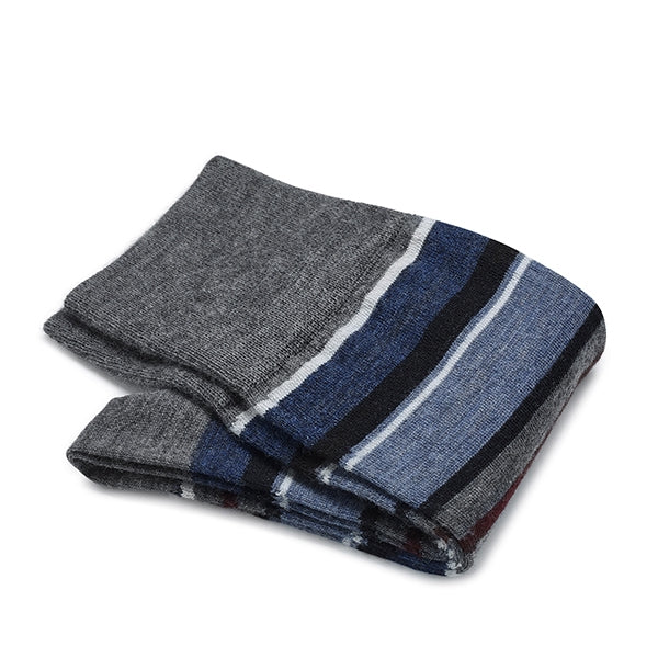 Merinowollen herensokken – Intrecci | Blauw