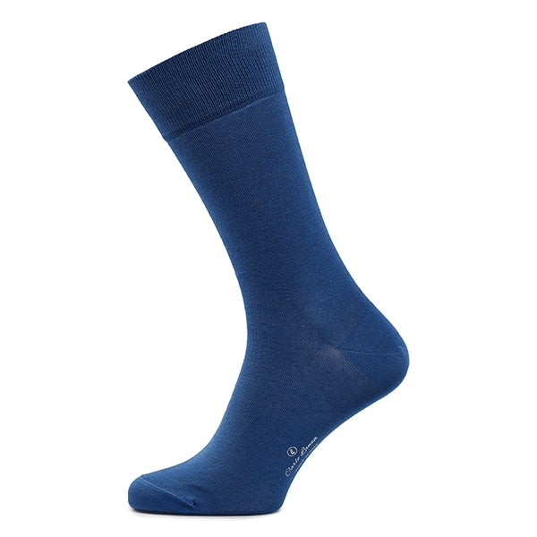 Katoenen herensokken – Azzurro | Kobalt