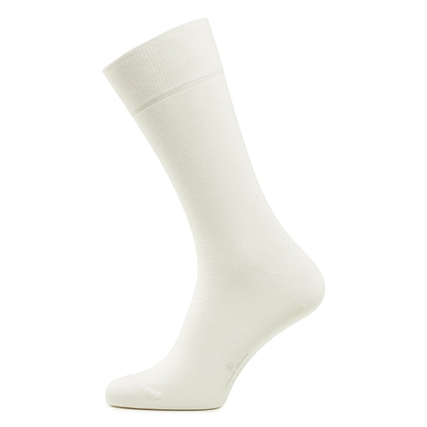 Katoenen herensokken – Sabbia | Off white