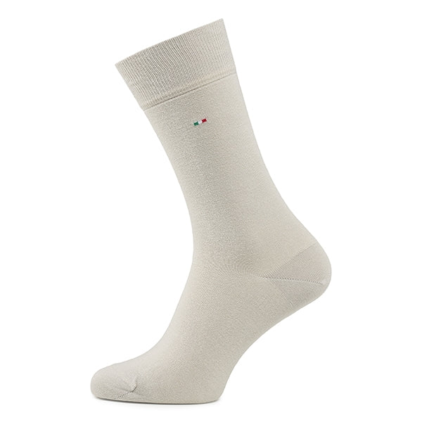 Chaussettes homme en coton – Basic | Sand & Navy stripe