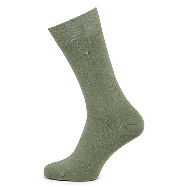Chaussettes homme en coton, lot de 2 – Basic | Green/Grey