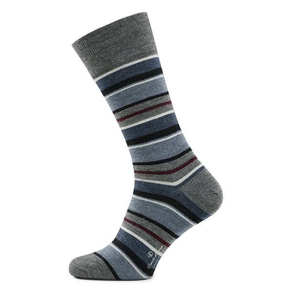Merinowollen herensokken – Intrecci | Blauw