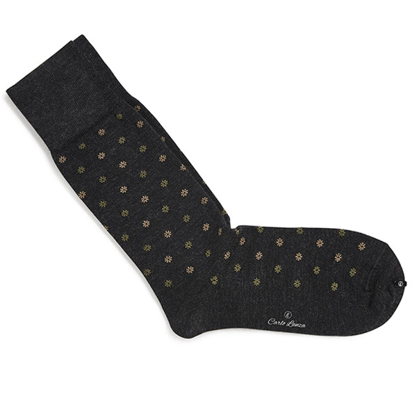 Intrecci Wollsocken für Herren | Anthrazit