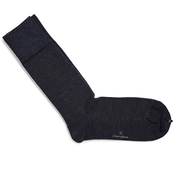 Merinowollen herensokken – Shadow | Denim