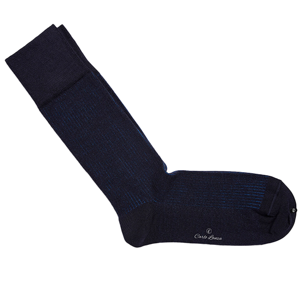 Merinowollen herensokken – Shadow | Donkerblauw