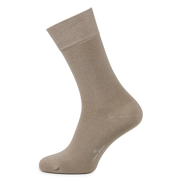 Cachemire homme en coton – Luxury line | Dark Sand