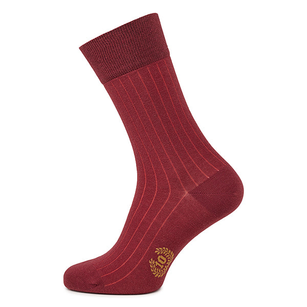 Cachemire homme en coton – Luxury line | Aubergine