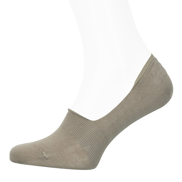 Katoenen herensokken – Invisible | Taupe