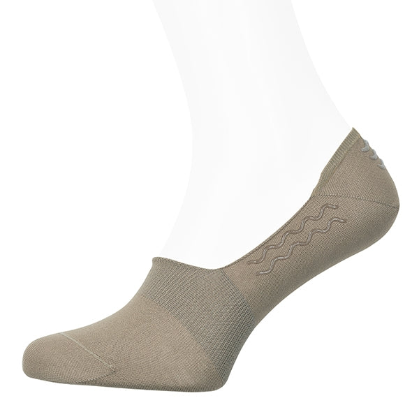 Katoenen herensokken – Invisible | Taupe