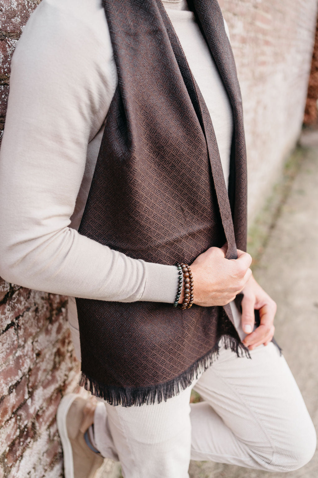 Sjaal Armonia | Dark Brown