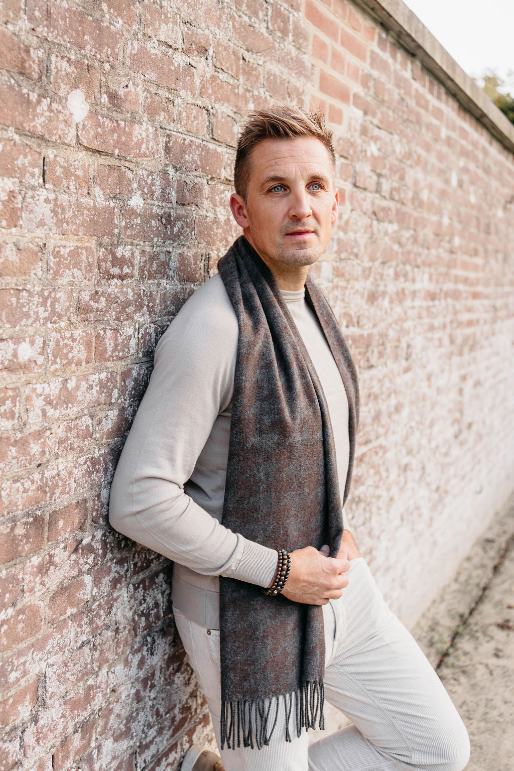 Sjaal Conte | Darkbrown