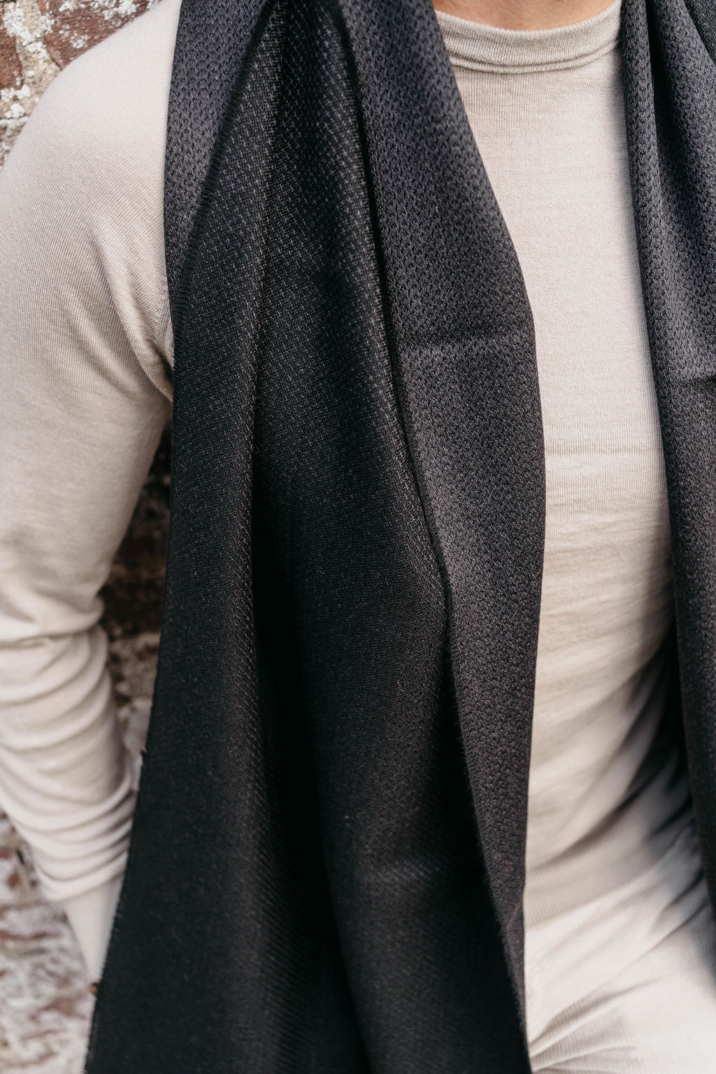 Sjaal Damasco | Black