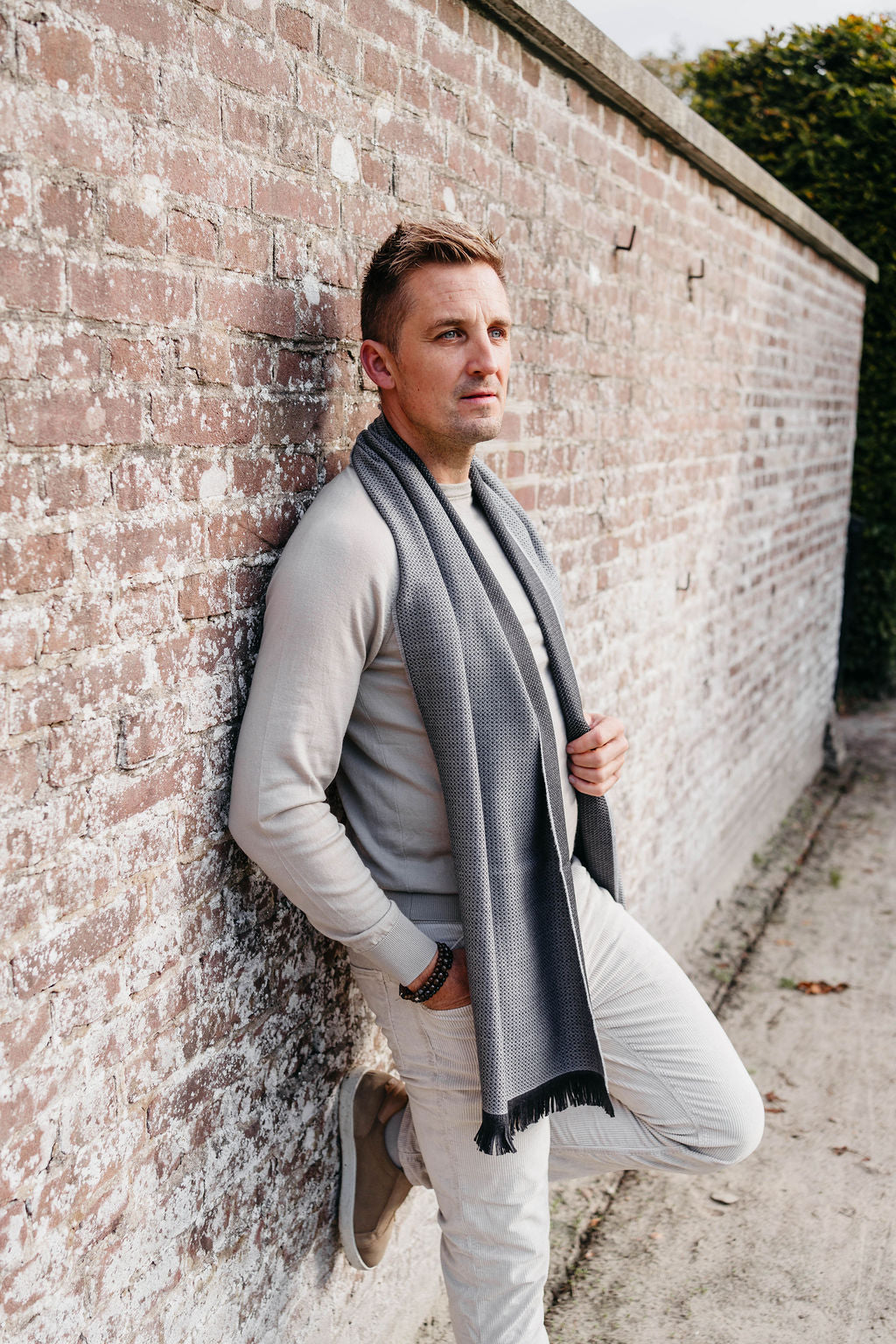 Sjaal Damasco | Grey