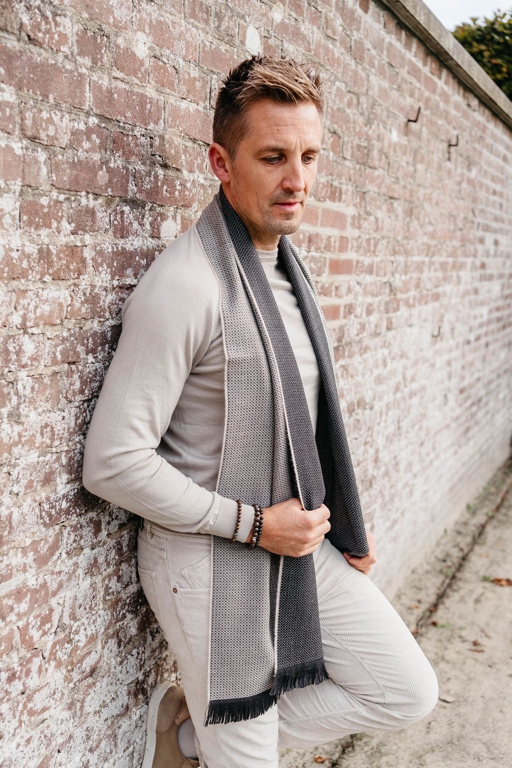 Sjaal Damasco | Sand