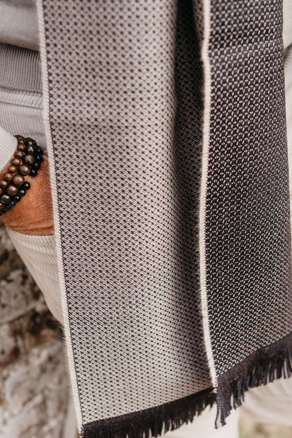 Sjaal Damasco | Sand