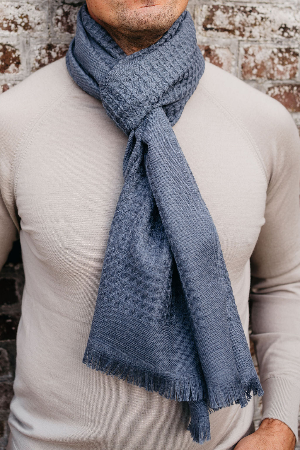 Sjaal Giuseppe | Lightblue