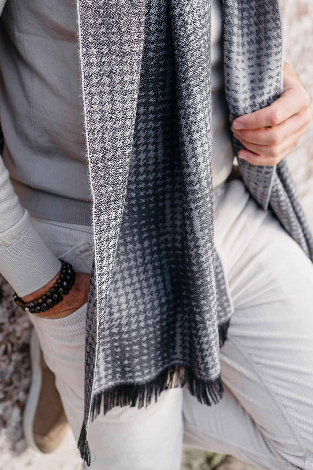 Sjaal Leonardo | Grey